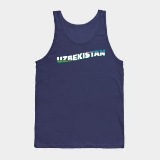 Uzbekistan vintage style retro souvenir Tank Top